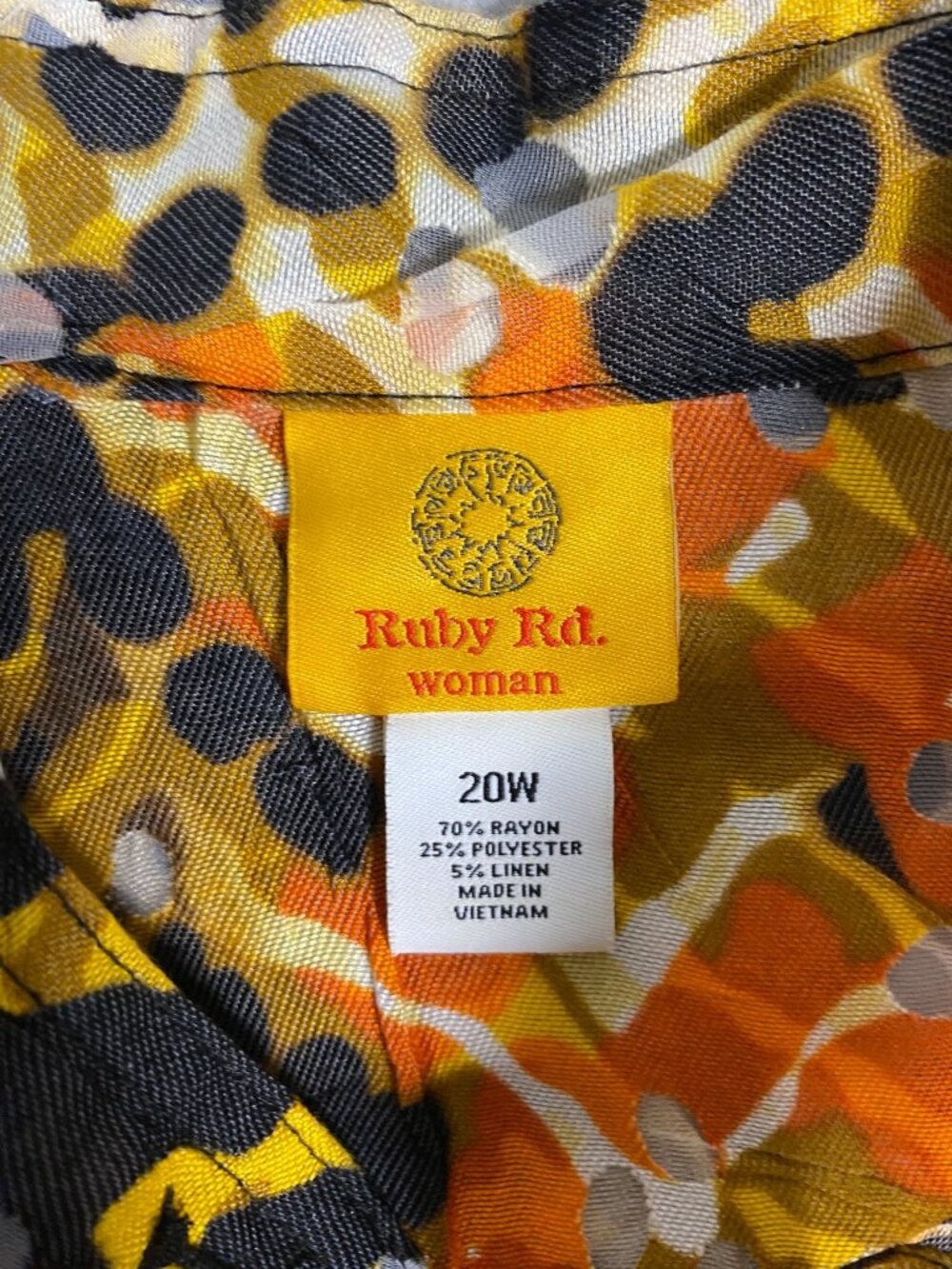 Ruby Rd Womens Multicolor Button-Front Lightweight Jacket 20W Rayon Blend - Picture 4 of 6